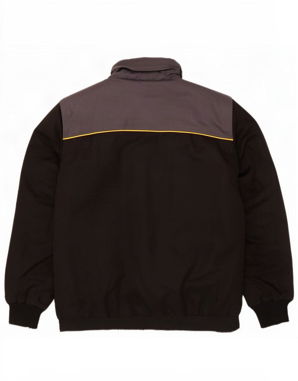 CAT Veste utilitaire à capuche pour homme UK 42 XL Noir Colorblock Polyester