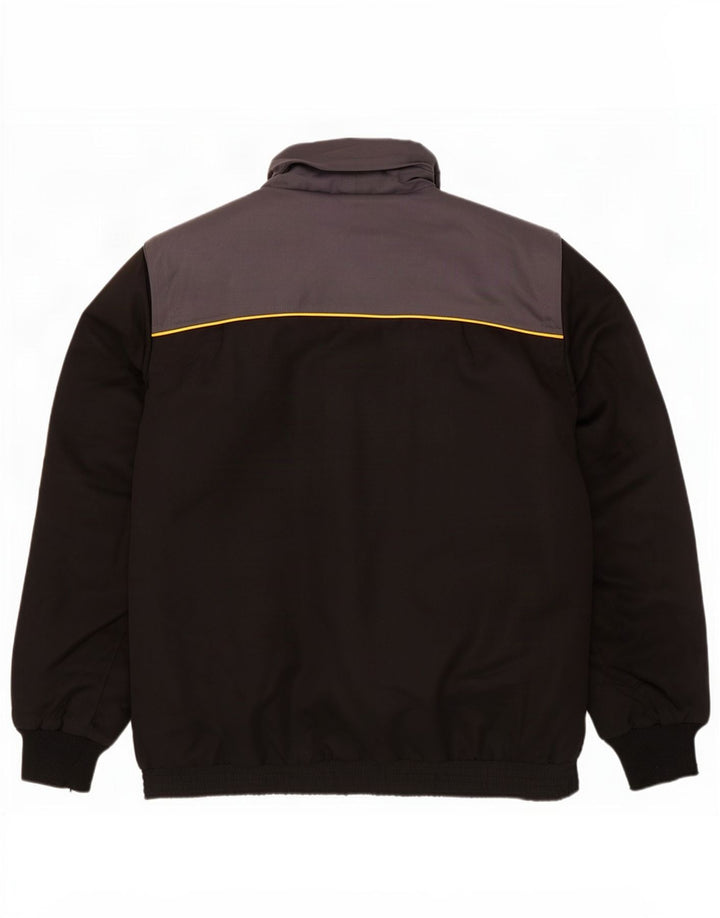 CAT Veste utilitaire à capuche pour homme UK 42 XL Noir Colorblock Polyester