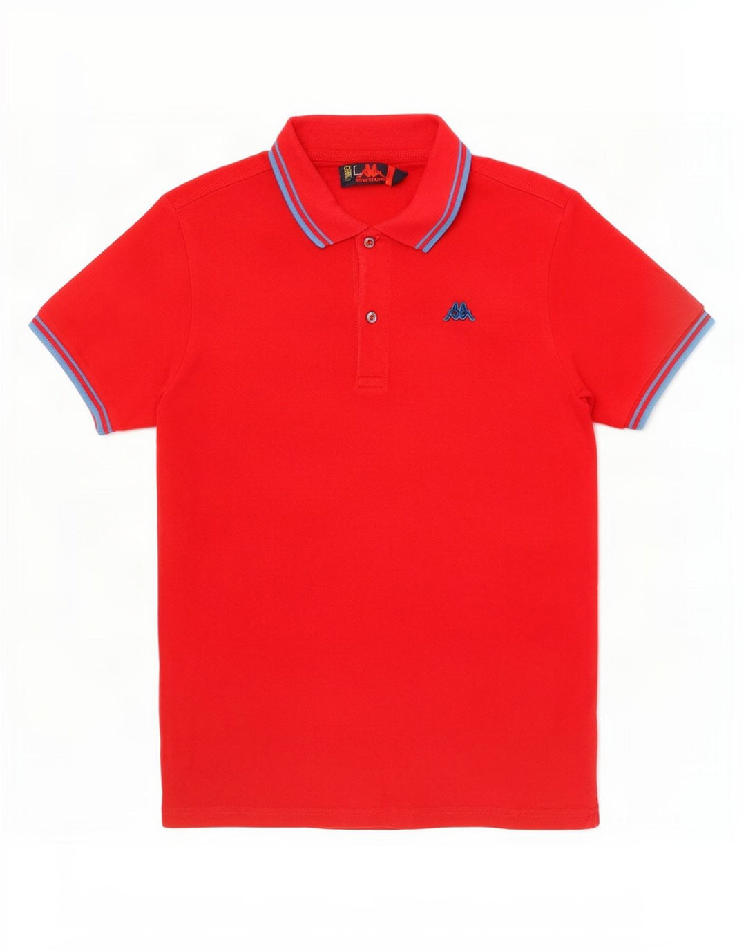 Kappa Polo Homme Large Rouge Rayé