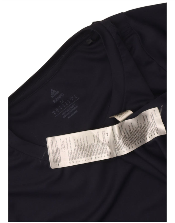 Adidas Homme Aeroready T-Shirt Top Bleu Marine Moyen Polyester