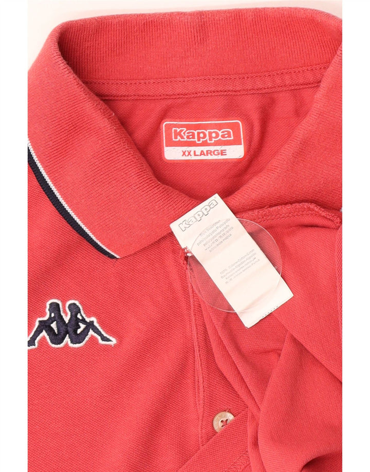 Kappa Polo Homme 2XL Rose Coton
