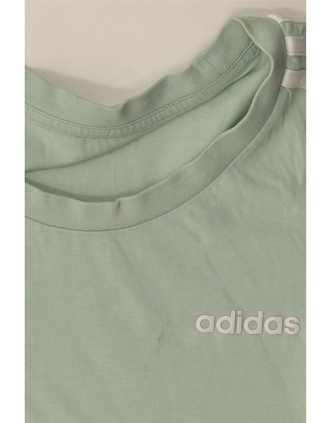 Adidas T-Shirt Femme Top UK 12/14 Vert Moyen