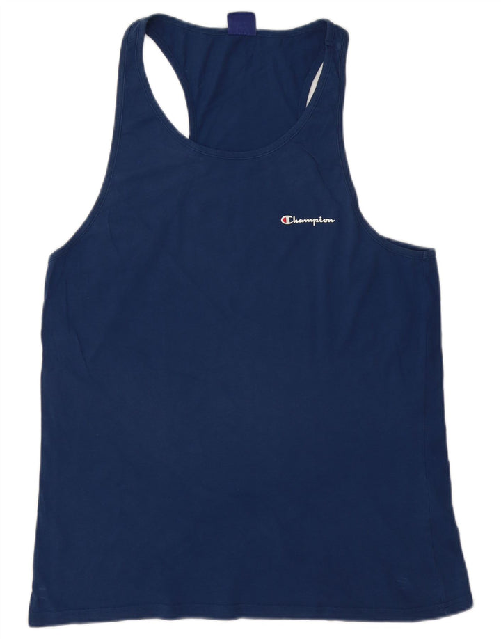 Champion Débardeur Homme XL Bleu Marine Coton