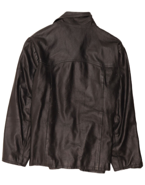 Terranova Veste en cuir pour femme UK 20 2XL Noir