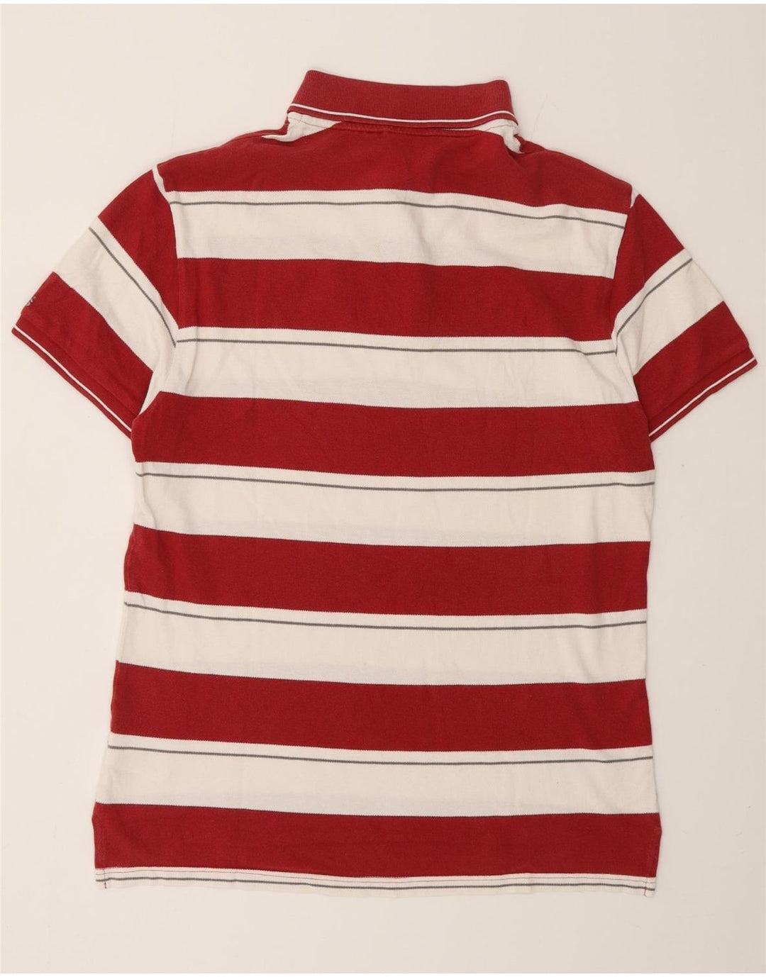 ADIDAS Polo de rugby à manches courtes Miami Heat homme rayé rouge moyen