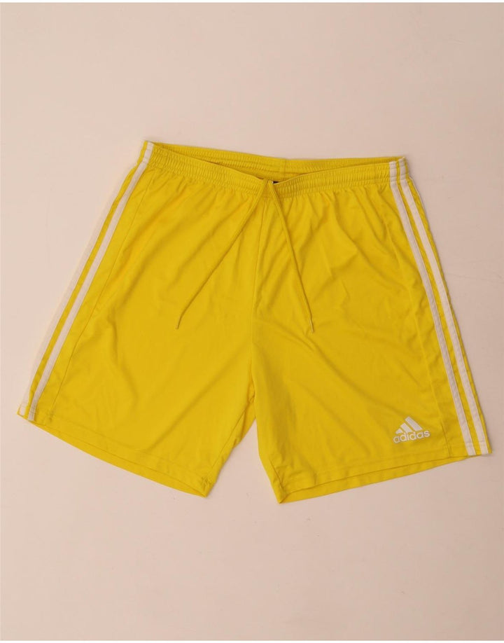 Adidas Short de sport pour homme Large Jaune Polyester