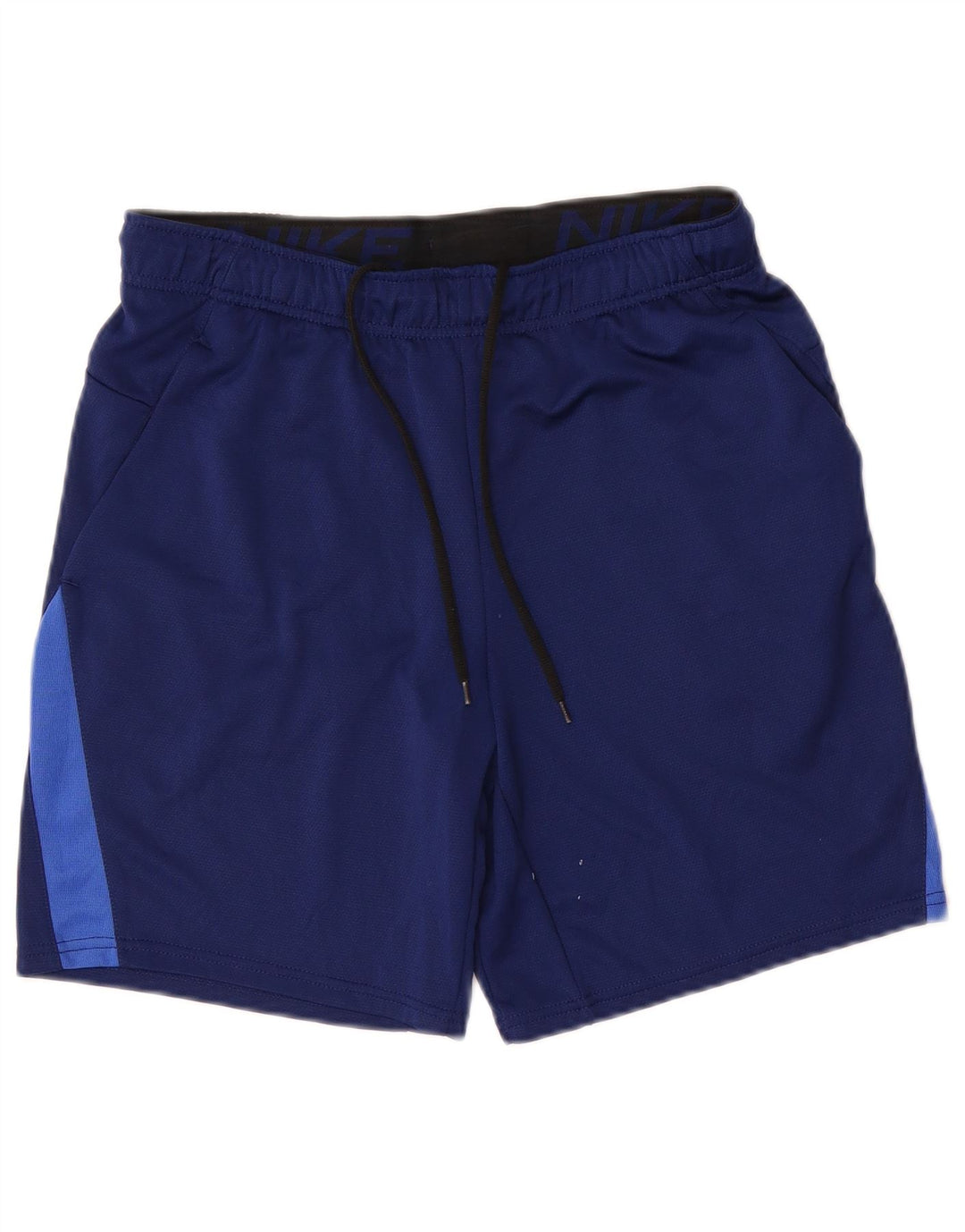 Nike Short de sport Dri Fit pour homme en polyester color block bleu marine moyen