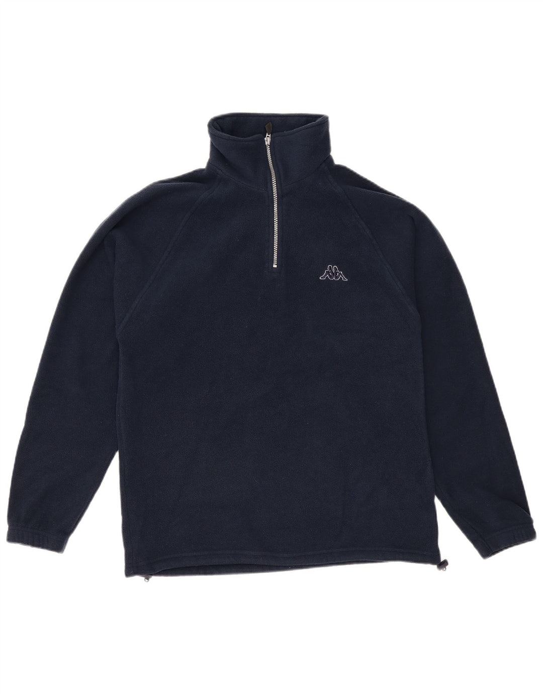 KAPPA Pull Polaire Col Zippé Homme Petit Bleu Marine Polyester