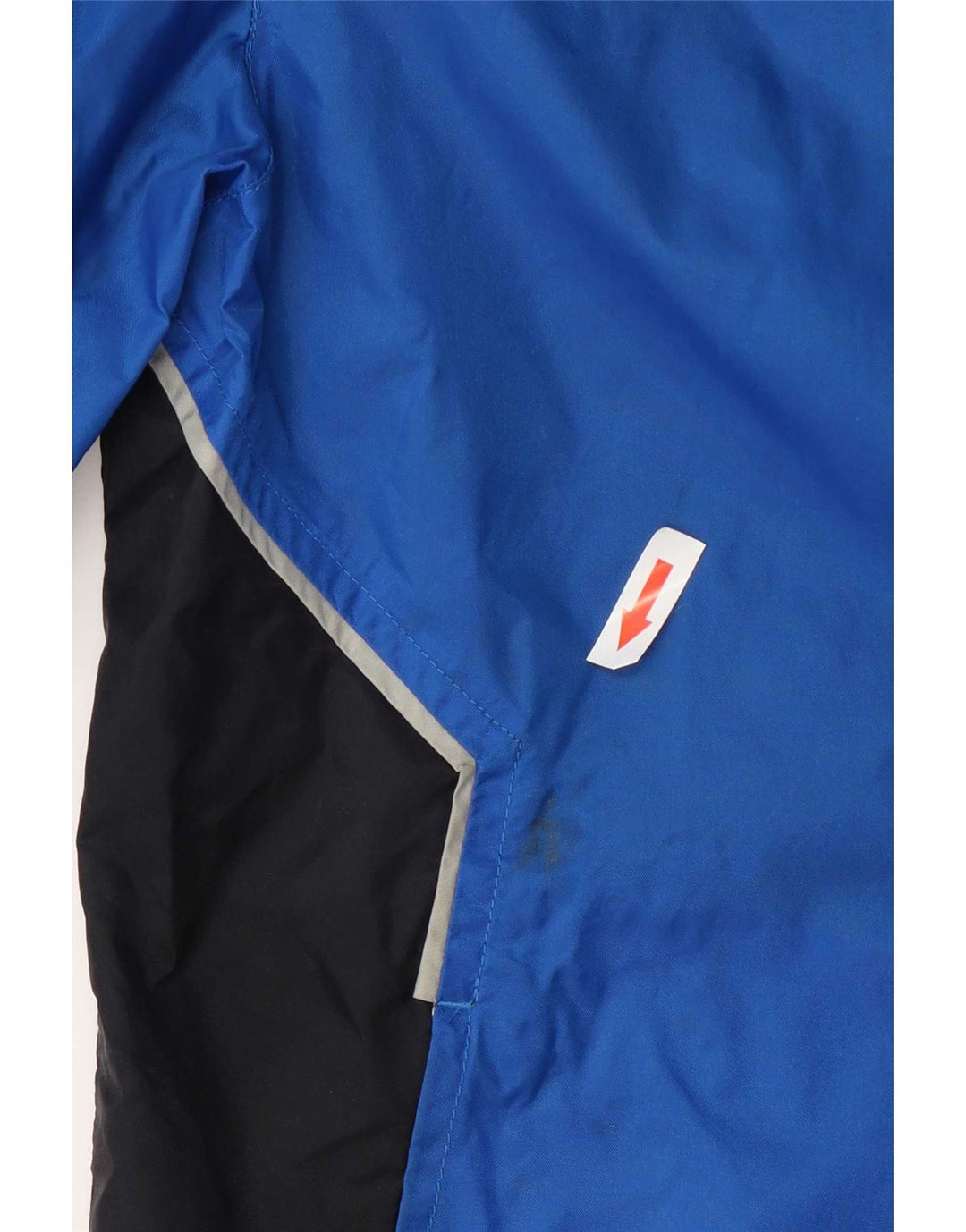 Puma Veste de pluie à capuche pour homme UK 38 Bleu moyen Nylon colour block