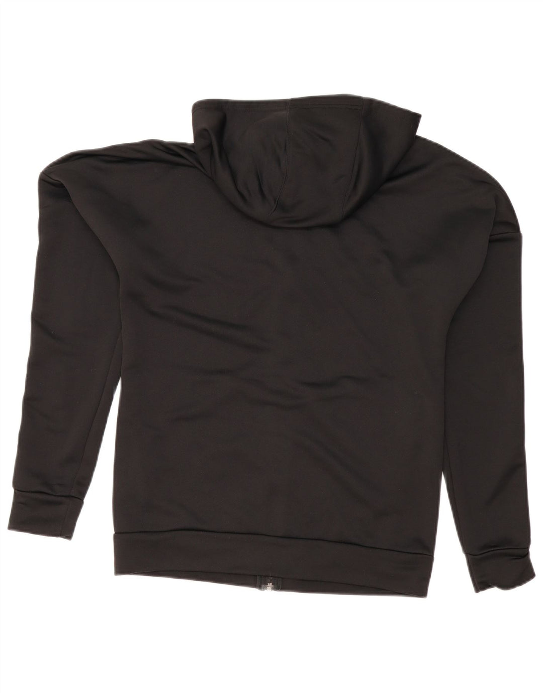 Adidas Pull à capuche zippé pour homme UK 38/40 Polyester noir moyen