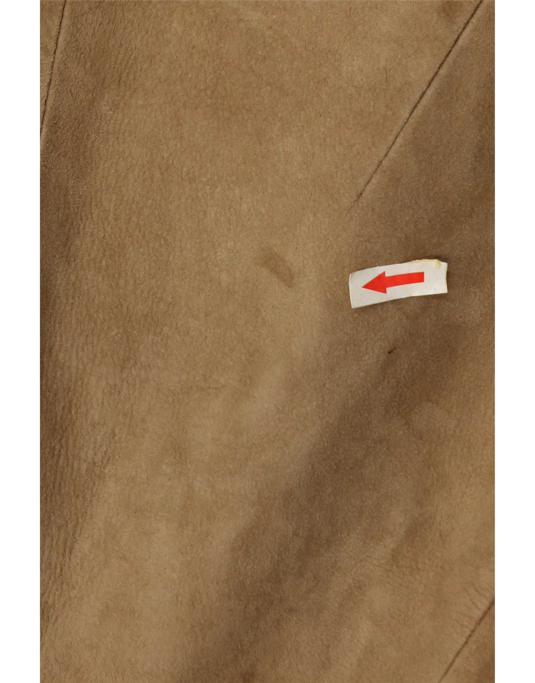 veste en daim femme vintage UK 10 Petit Beige