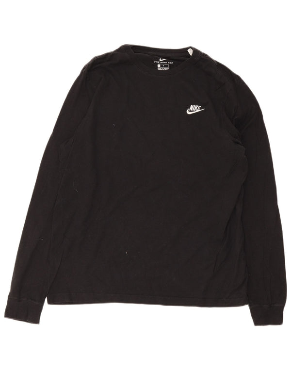 Nike Haut à manches longues en coton noir moyen pour homme
