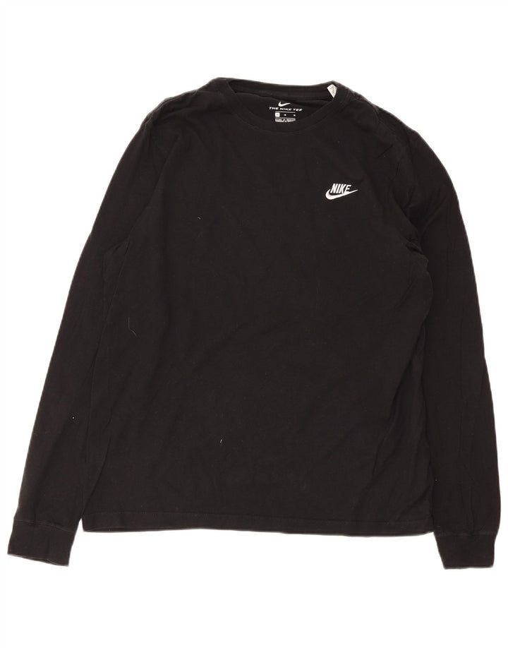 Nike Haut à manches longues en coton noir moyen pour homme