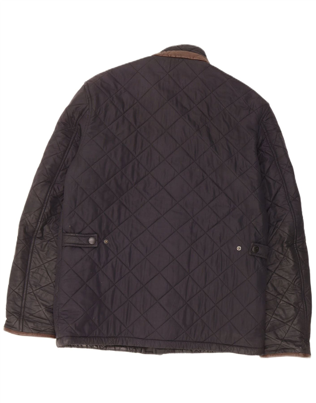 Barbour Veste matelassée pour homme UK 36 Petit Bleu Marine Polyester