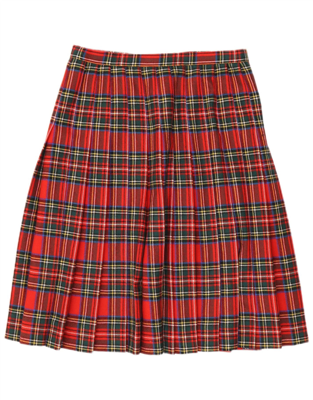 jupe portefeuille femme vintage W30 Plaid rouge moyen