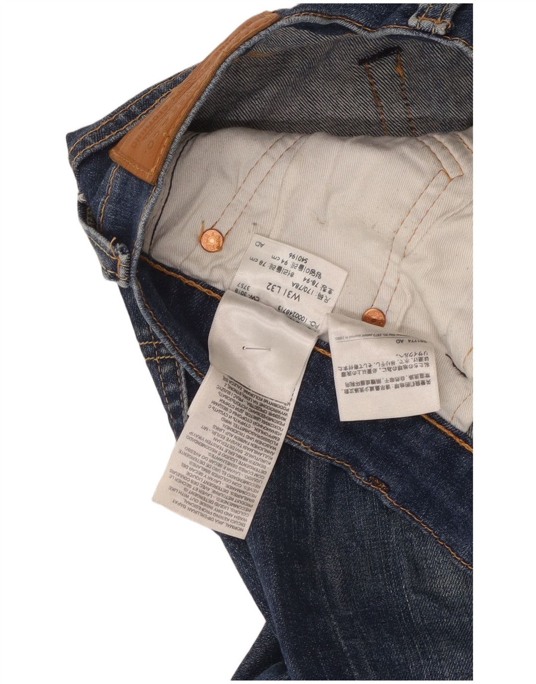 Levi's Jean Slim 519 Homme W31 L32 Bleu Coton