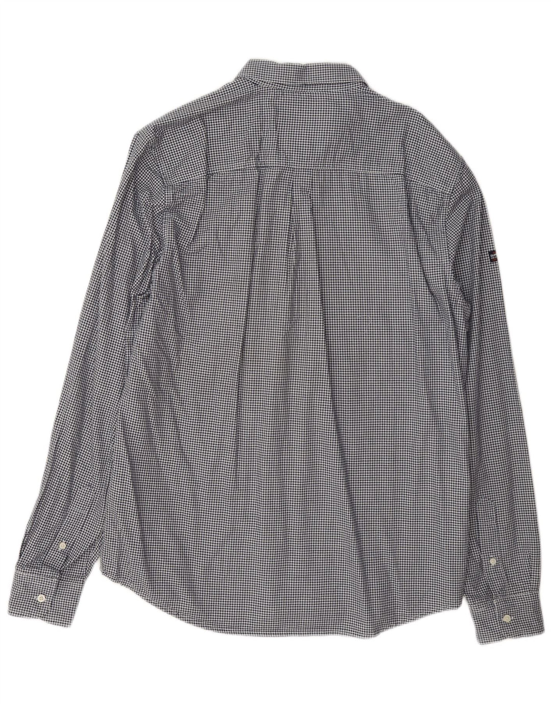 Superdry Chemise Regular Fit XL Bleu Marine Vichy Coton