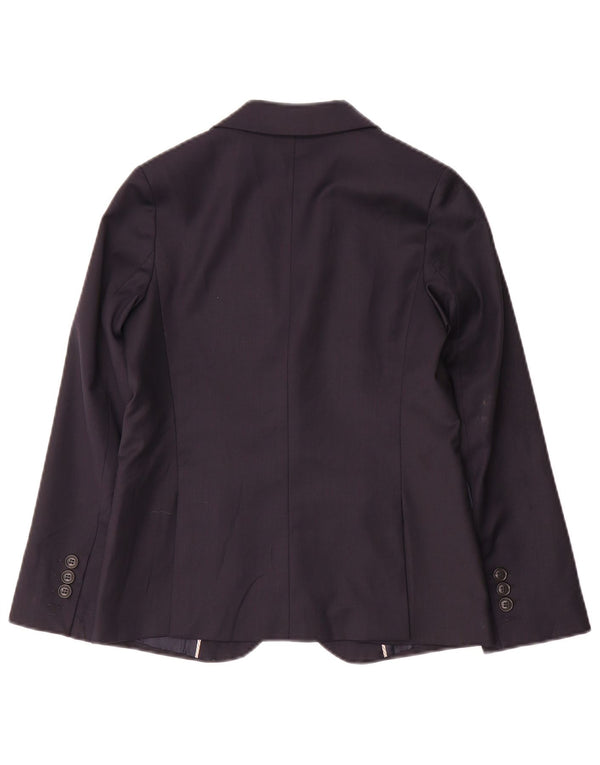 Zara Veste Blazer 2 Boutons Garçon 9-10 ans Bleu Marine Laine