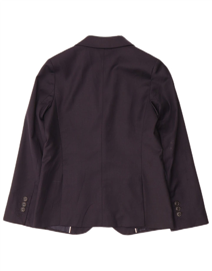Zara Veste Blazer 2 Boutons Garçon 9-10 ans Bleu Marine Laine