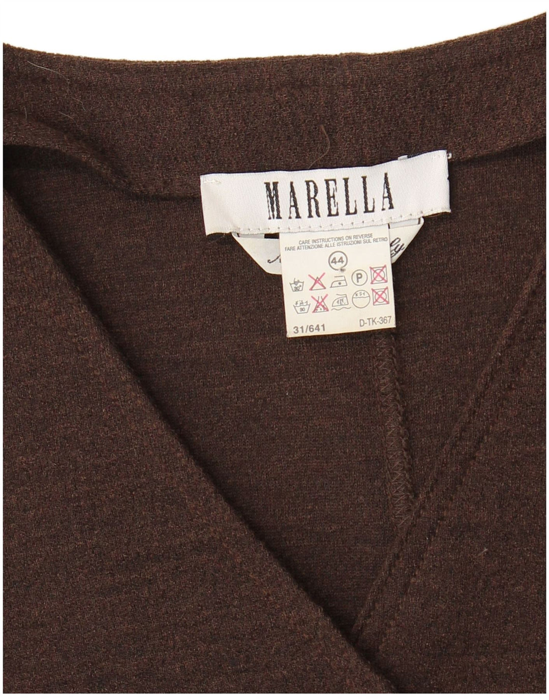 Marella Robe Pull Femme IT 44 Marron Moyen