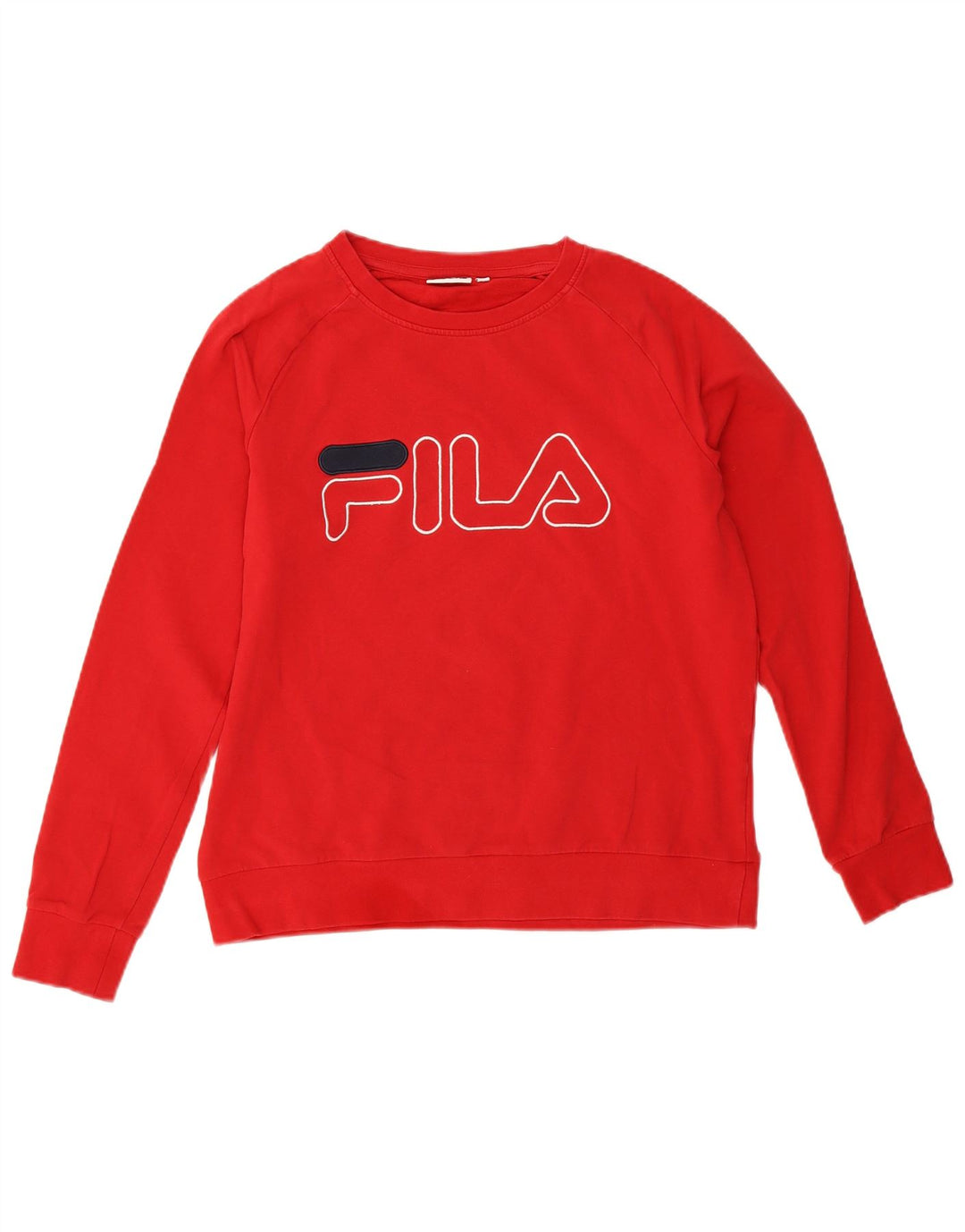 Fila Sweat-shirt graphique pour femme UK 14 Rouge moyen