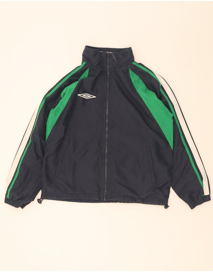 Umbro Veste de Survêtement Homme Petit Bleu Marine Colorblock Polyester