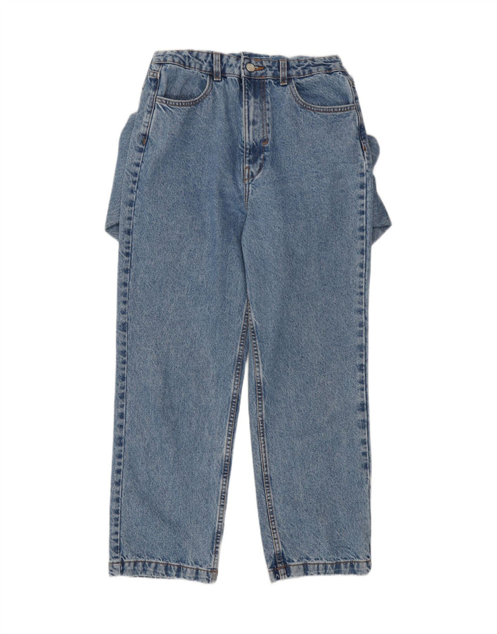 Zara Femme Denim Combinaison UK 10 Petit Bleu Coton