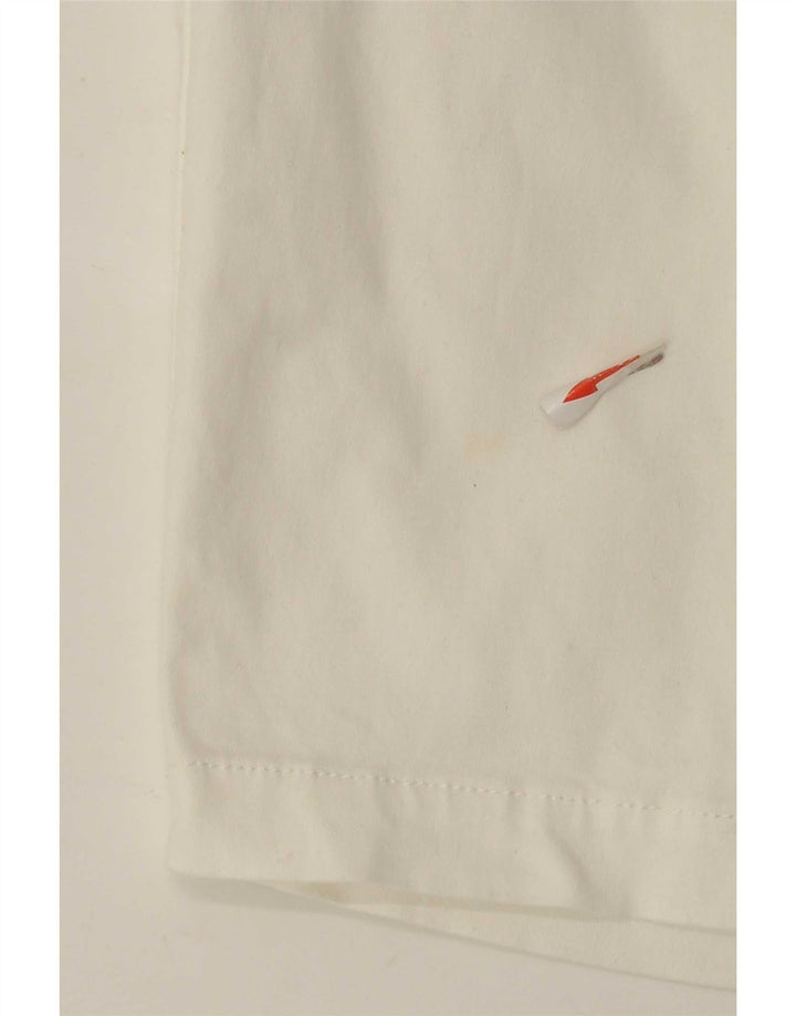 Superdry Short chino régulier pour femme UK 10 Small W30 Blanc