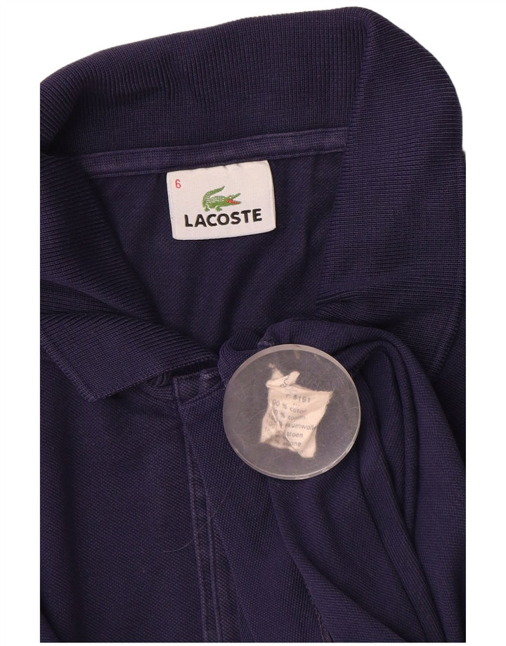Lacoste Polo Homme Taille 6 XL Bleu Marine Coton