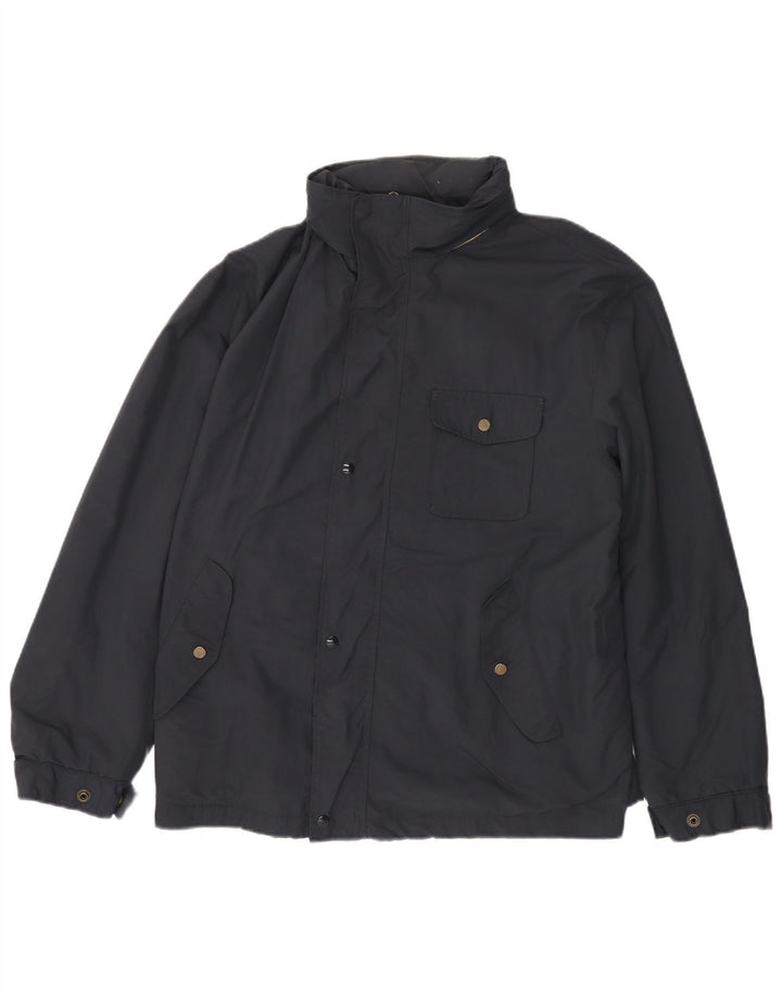 HENRY COTTONS Veste utilitaire à capuche pour homme IT 48 Bleu marine moyen
