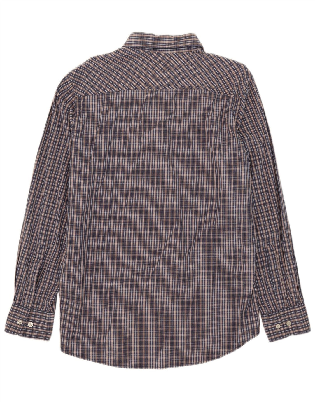 Marlboro Classics Chemise coupe régulière pour homme en coton à carreaux bleu marine