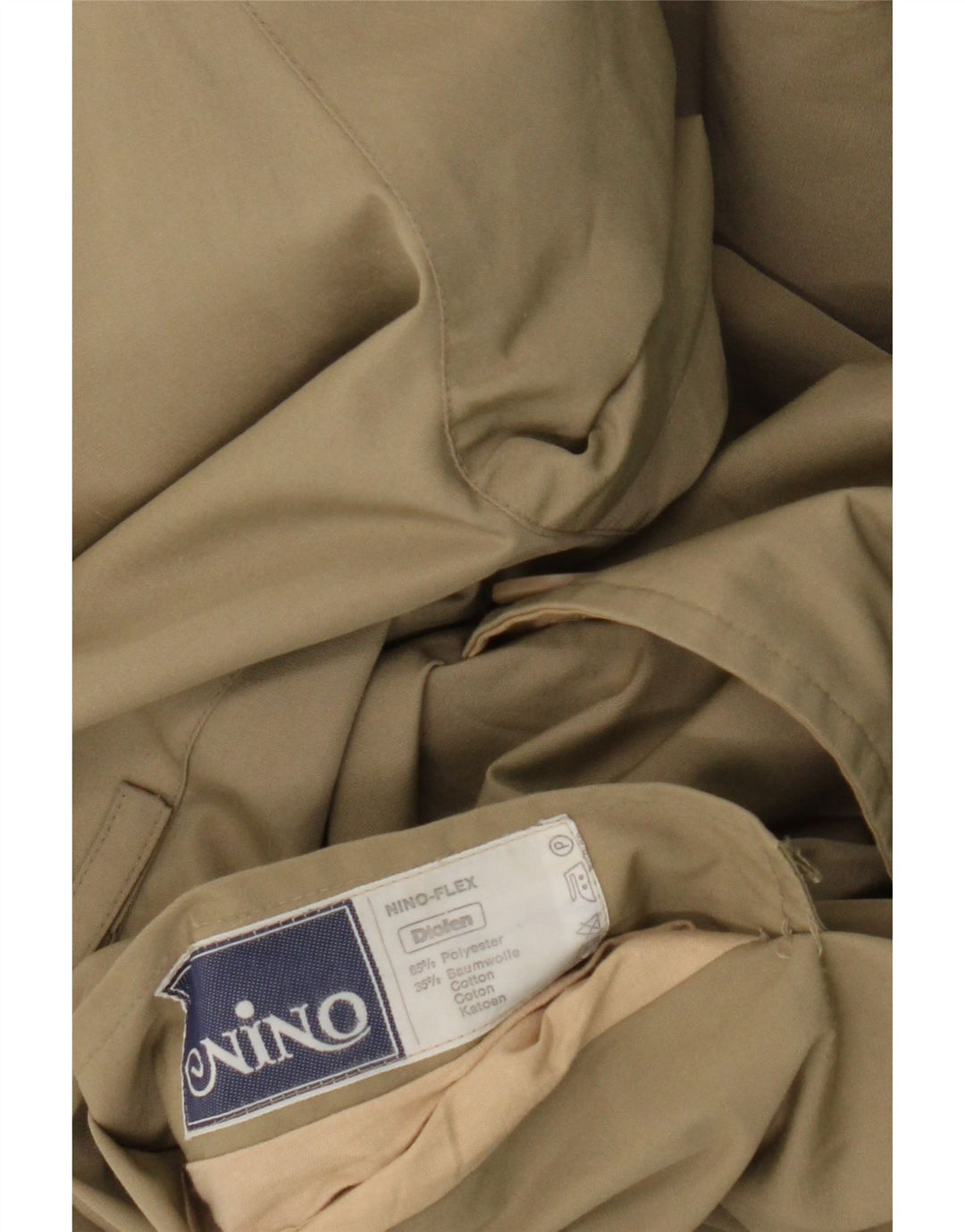 NINO Manteau Homme IT 50 Large Marron Polyester