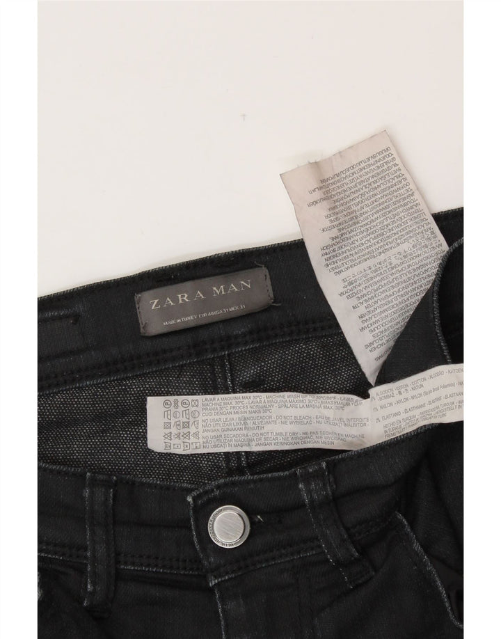 ZARA Jean skinny homme EU 40 Medium W31 L30 coton noir