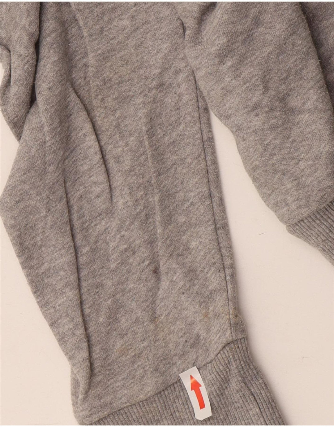 Reebok Pull surdimensionné pour femme UK 8/10 Petit Gris Coton