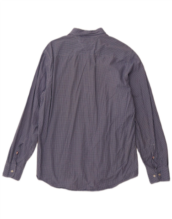 TOMMY HILFIGER Chemise Regular Fit Homme Grand Bleu Vichy Coton
