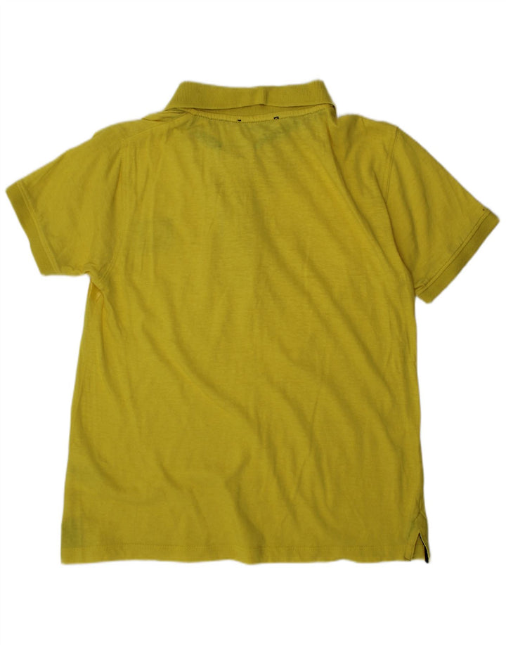 ICEBERG Polo Graphique Garçon 8-9 ans Coton Jaune Moyen