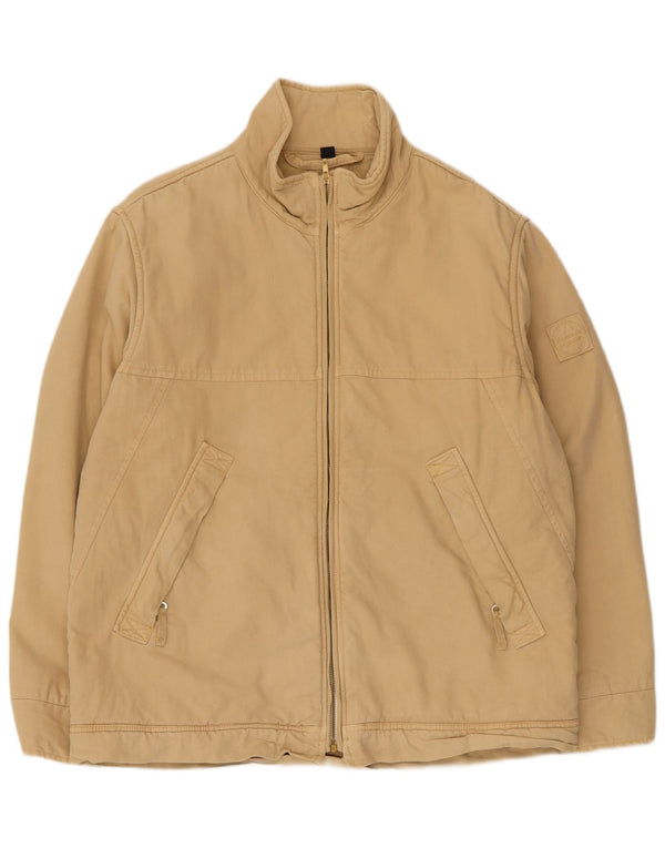 Murphy & Nye Veste bomber coupe régulière pour homme UK 40 Large Beige Coton