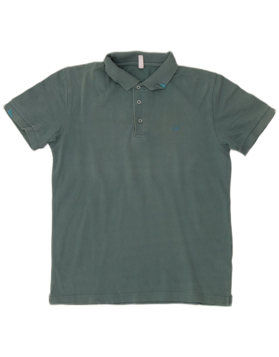 Sun68 Polo Homme Vert Moyen Coton