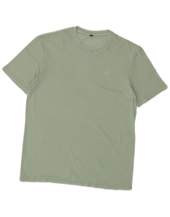 ARMANI JEANS T-Shirt Homme Petit Vert Coton