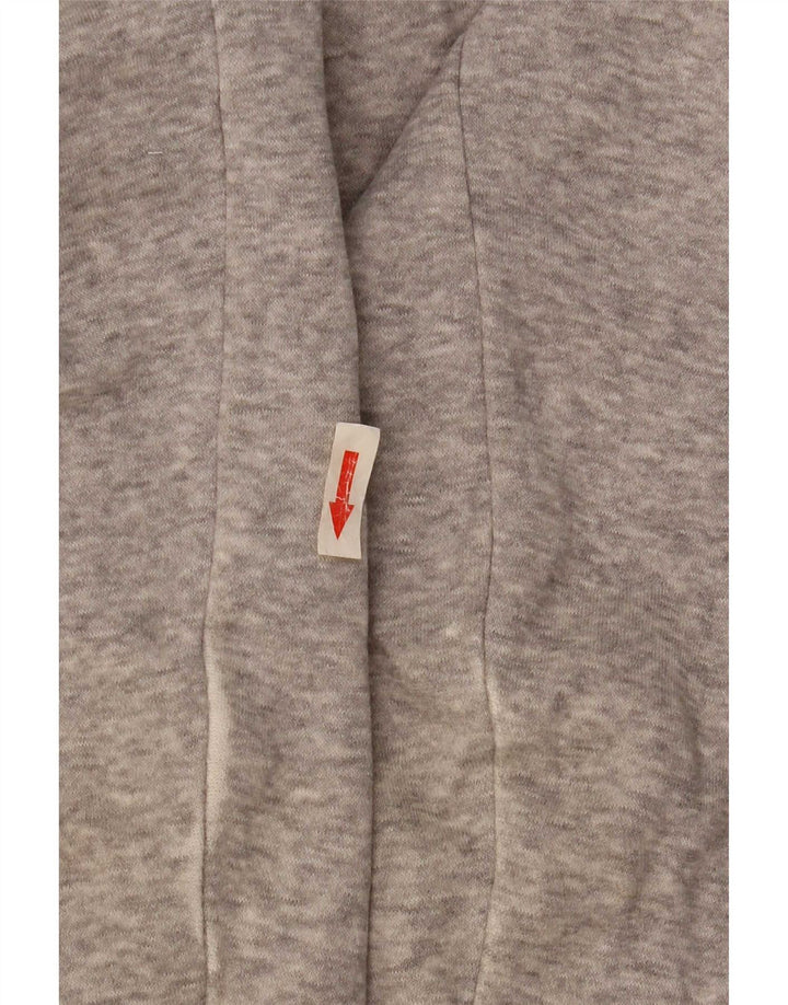 Adidas Pull à capuche zippé pour homme Gris moyen moucheté