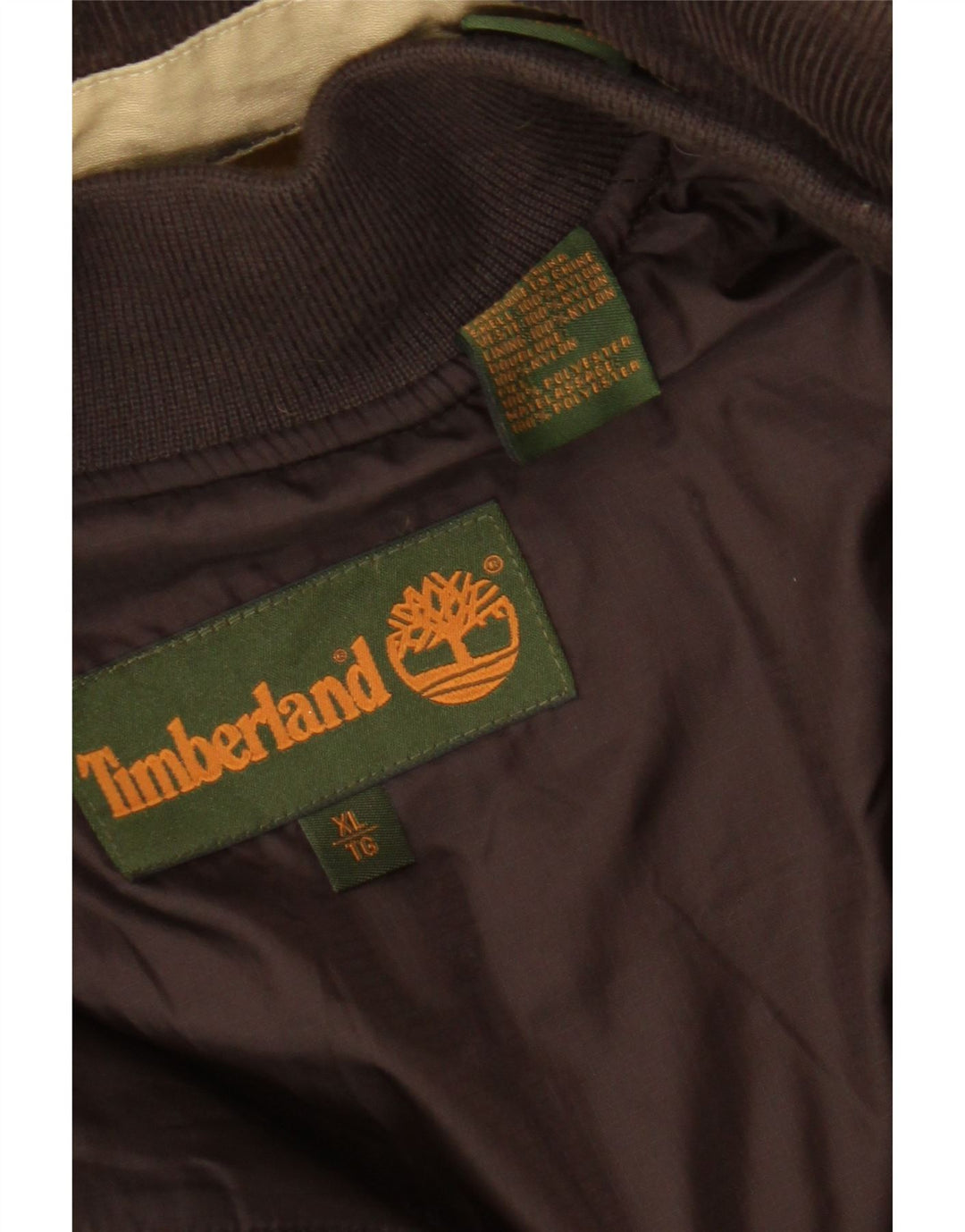 Timberland Veste coupe-vent pour homme UK 42 XL Nylon beige