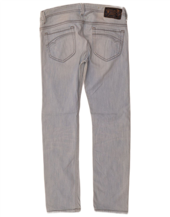 Diesel Jean Droit W32 L29 Homme Bleu