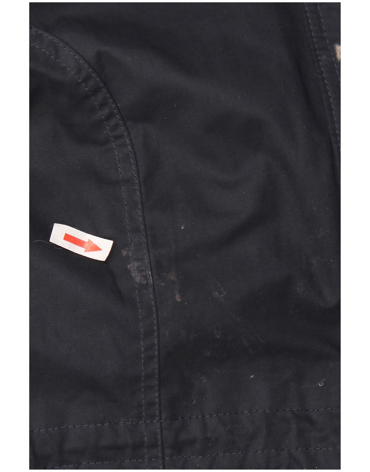 Superdry Veste Sherpa Parka à capuche pour homme UK 38 Bleu marine moyen Polyester