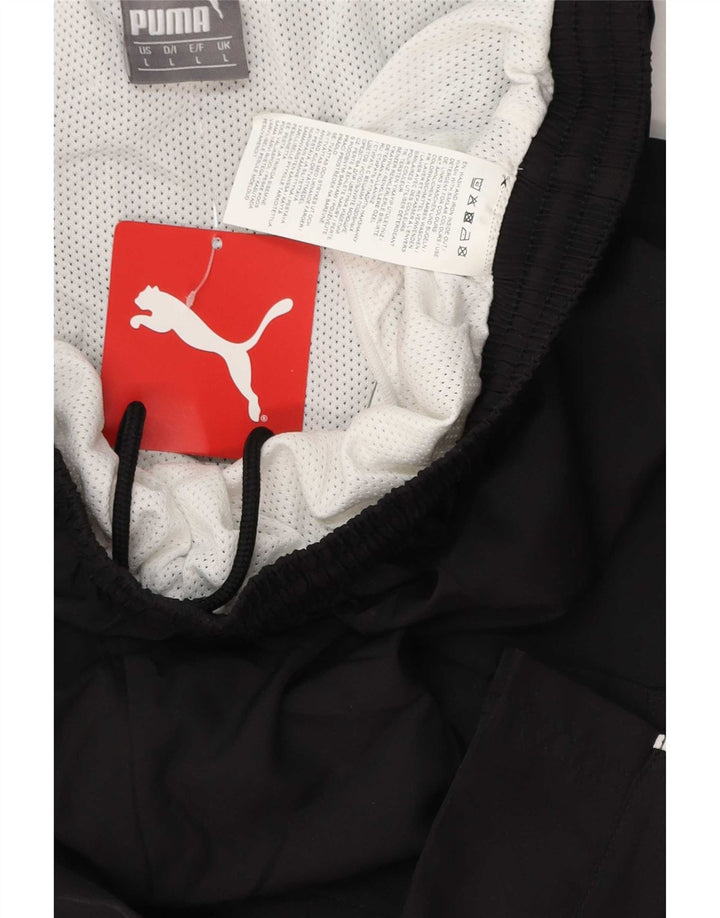 Puma Short de sport pour homme Large Noir Polyester