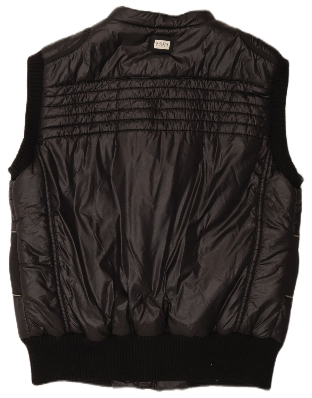 Krizia Gilet Rembourré Homme IT 56 3XL Noir Nylon