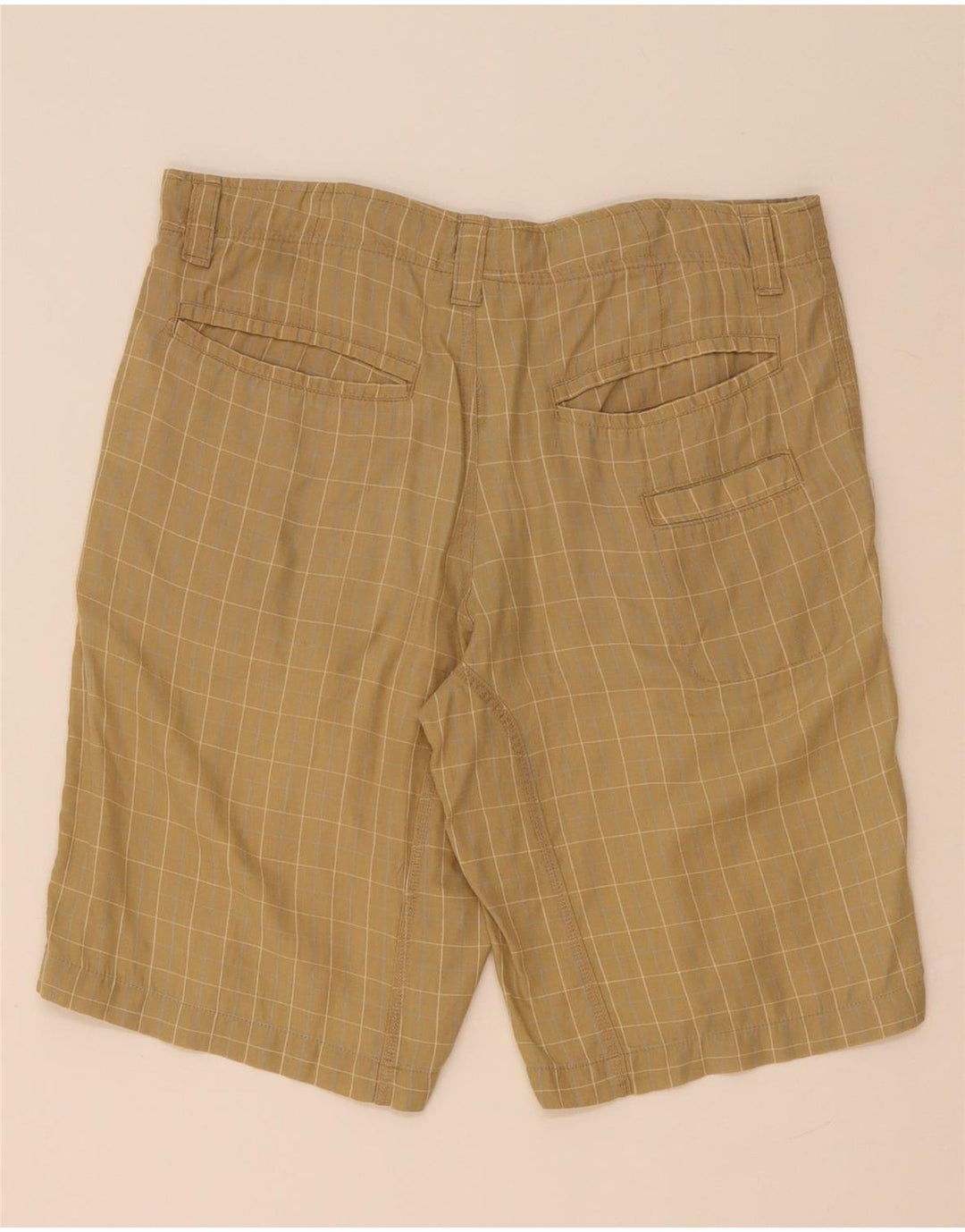 Nike Short chino coupe classique pour homme Petit W30 Beige à carreaux