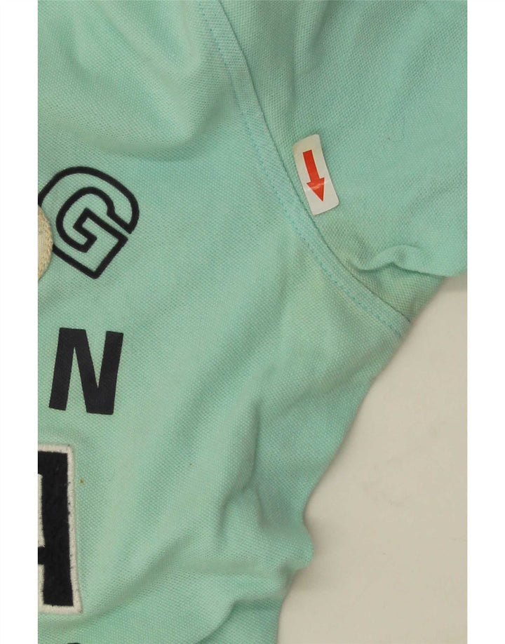 Gaastra Polo Graphique Homme Bleu Moyen Colourblock Coton