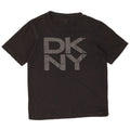 Dkny T-Shirt Graphique Homme Noir Moyen Coton