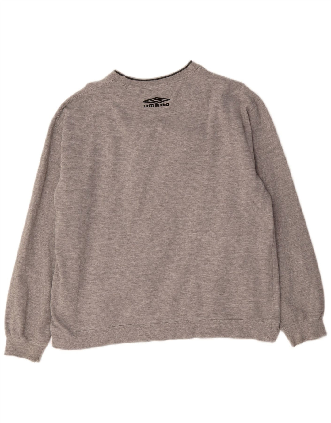 Umbro Sweat-Shirt Graphique Homme XL Gris Moucheté Coton