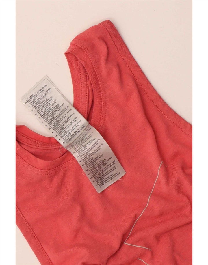 Adidas Débardeur graphique pour femme UK 8/10 Petit Rose Polyester